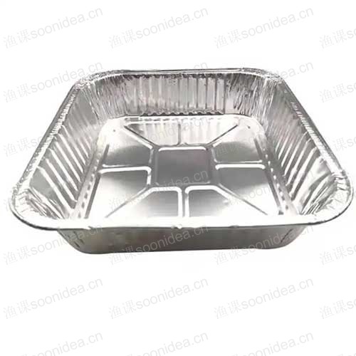 Disposable plastic cover foil tray