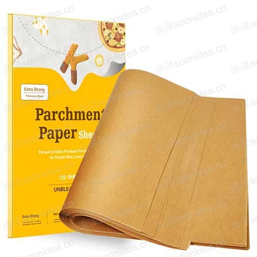 Brown parchment baking paper